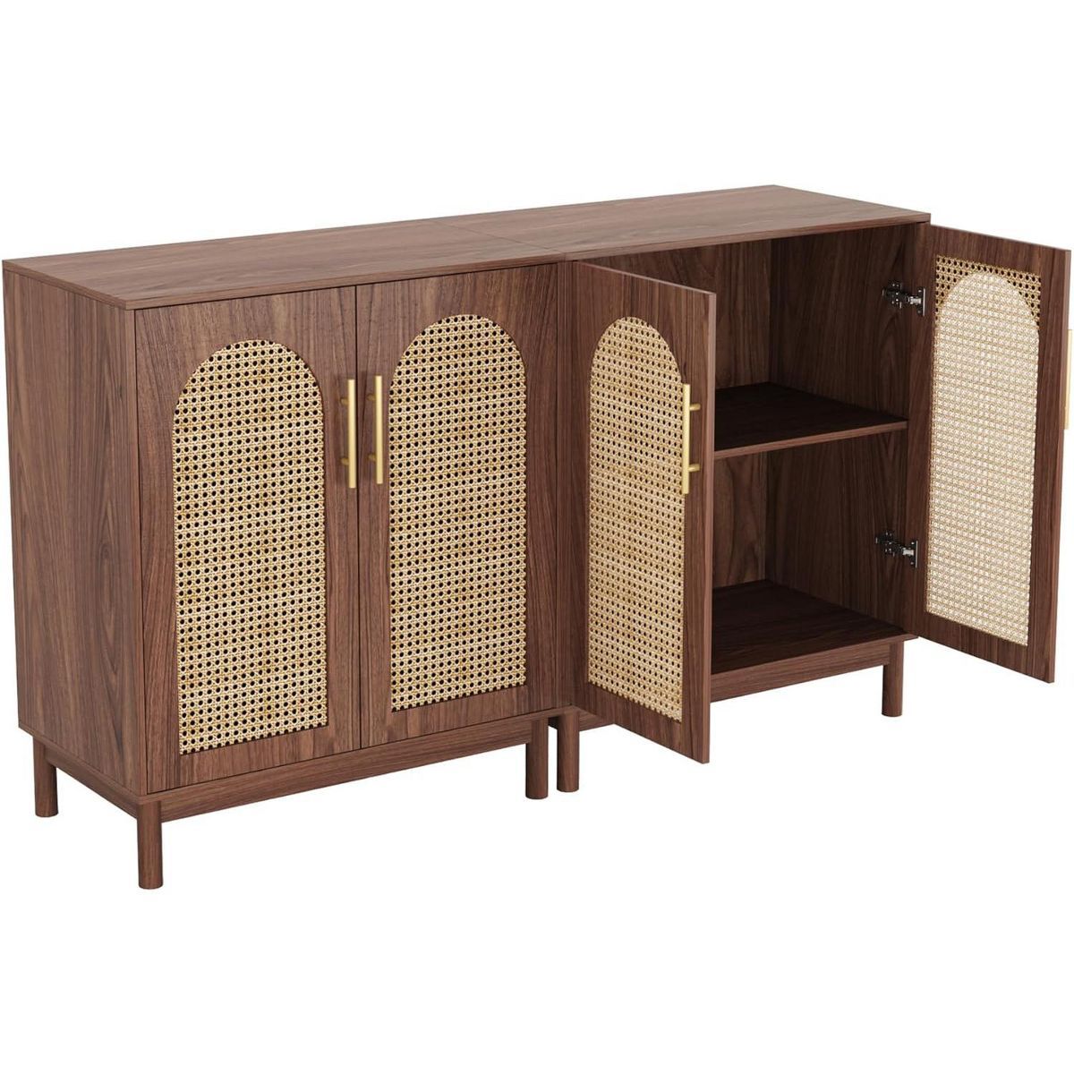 Tribesigns 59" Sideboard Buffet Cabinet, Storage Cabinet with Doors for Dining Room | Target