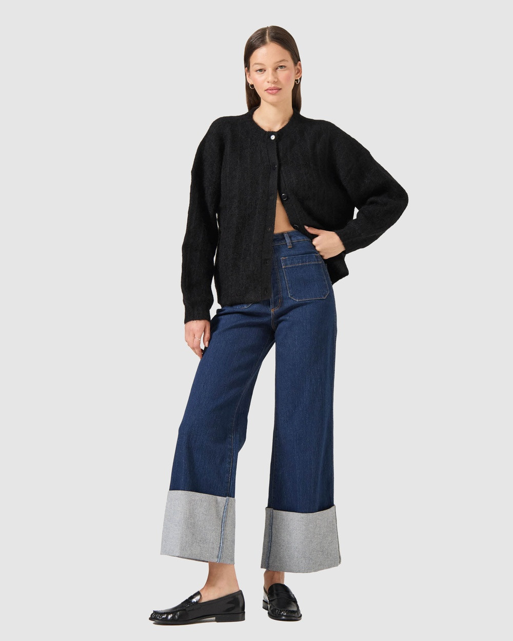 Rolla's - Sailor Riley Blue Cuff - Jeans (blue) Sailor Riley Blue Cuff | THE ICONIC (AU & NZ)