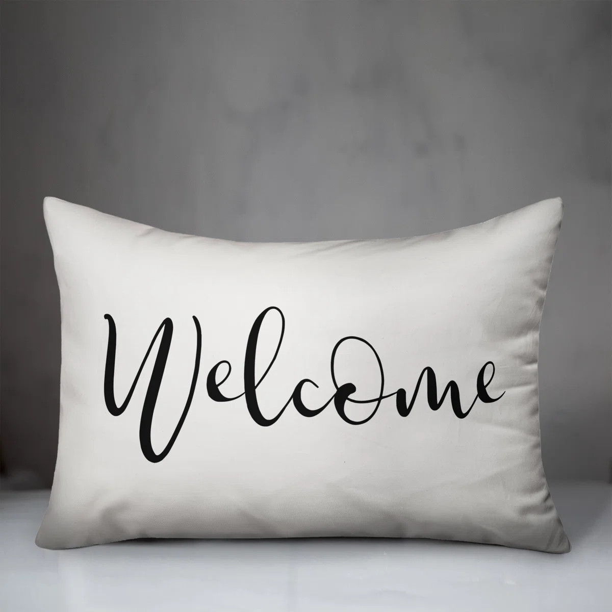Welcome Outdoor Rectangular Pillow Cover & Insert | Wayfair North America