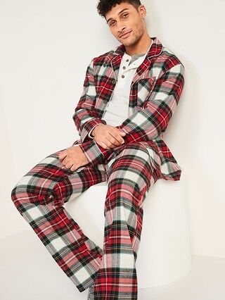 Plaid Flannel Pajama Set for Men | Old Navy (US)