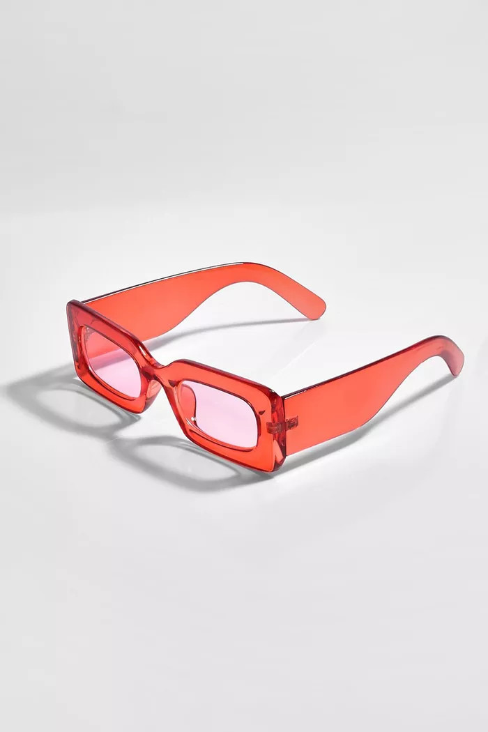 Coloured Crystal Frame Sunglasses | Boohoo.com (US & CA)