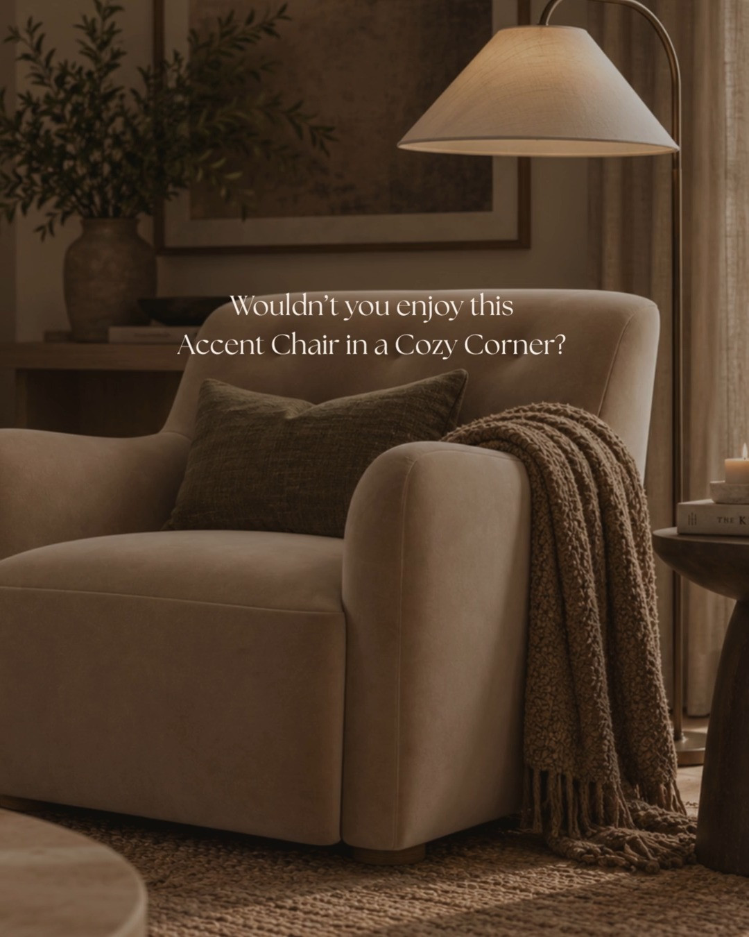 Cozy Corner Accent Chair, Cozy Lounge Chair, McGee Accent Chair, McGee Home, Modern Organic Home, Organic Modern Chairs, Warm and Cozy Home, Cozy Accent Chair

#mcgee #mcgeehome #cozyhome #cozyinteriors #neutralhome #accentchair #loungechair  

 #LTKHome #LTKSaleAlert