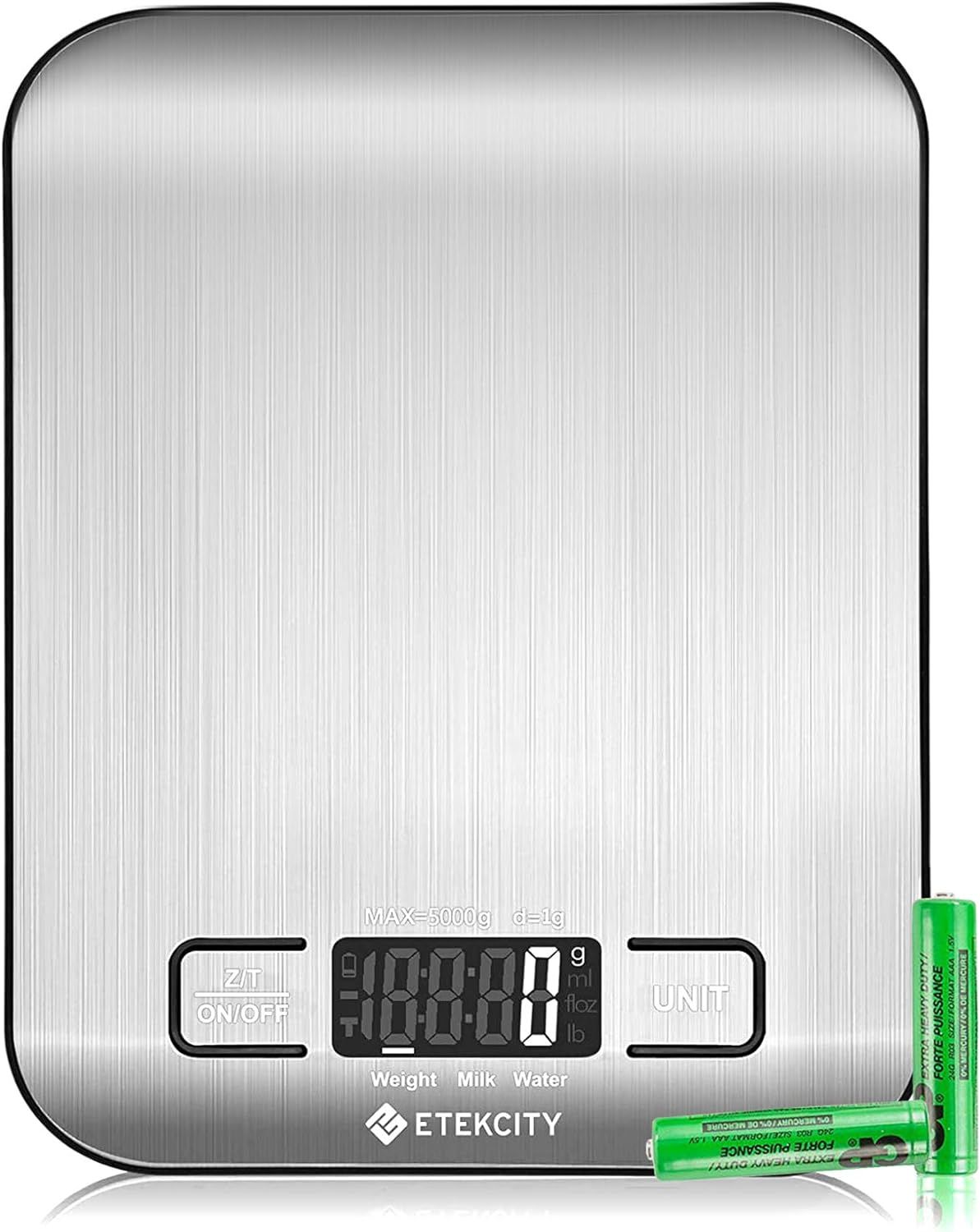 Etekcity Food Kitchen Scale, Digital Grams and Ounces for Weight Loss, Baking, Cooking, Keto and ... | Amazon (US)