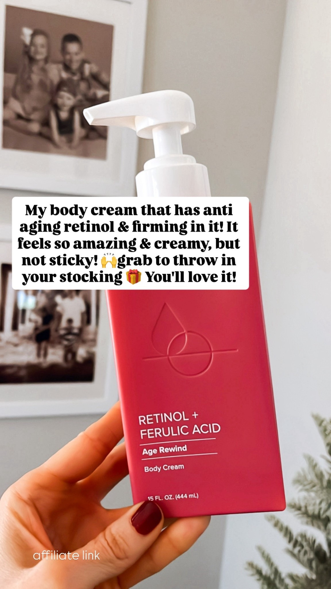 Body cream with anti aging retinol & firming 


#LTKGiftGuide #LTKselfcare #LTKBeauty