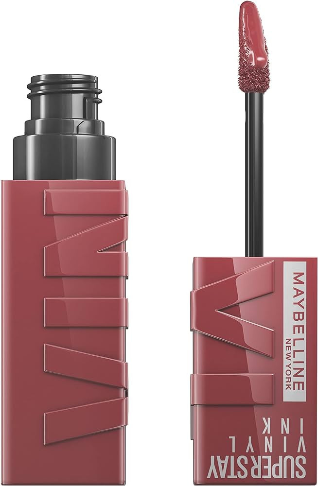 Maybelline Super Stay Vinyl Ink Longwear No-Budge Liquid Lipcolor Makeup, Highly Pigmented Color ... | Amazon (US)