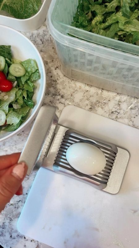 The best Amazon kitchen tool!! // egg slicer // good for other fruits and veggies too!

#LTKhome