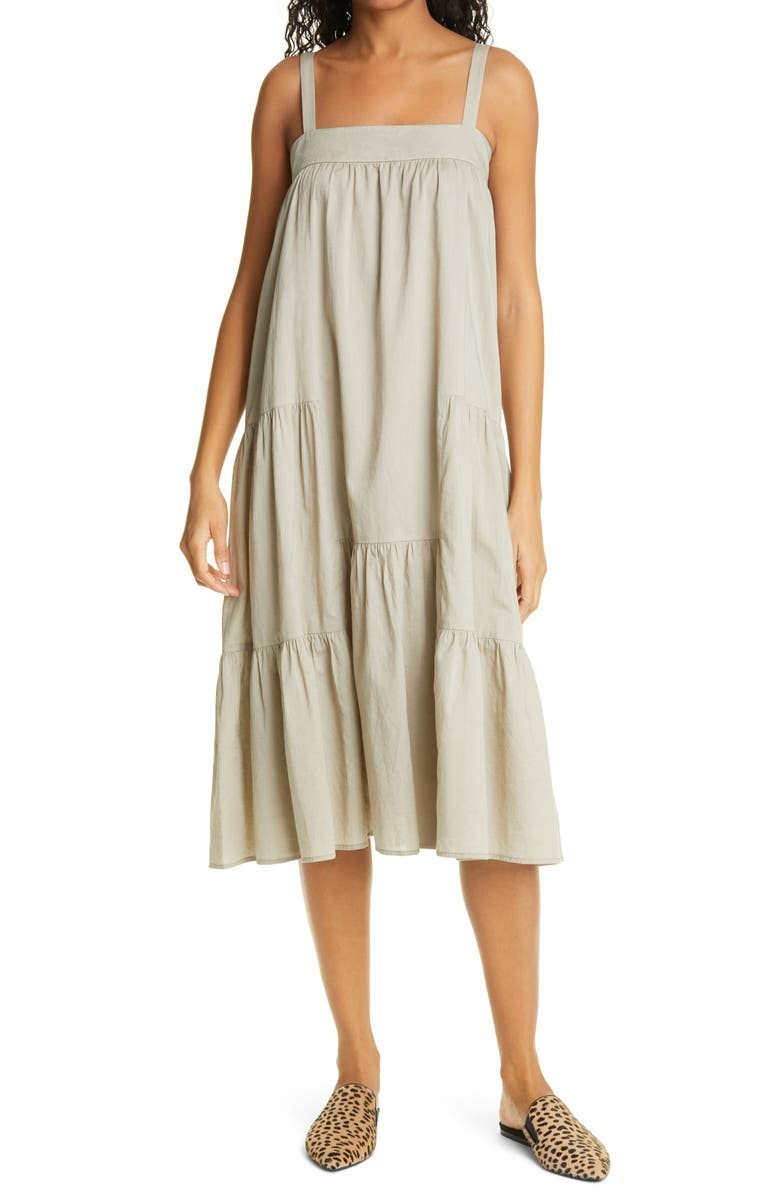 Jenni Kayne Tiered Cotton & Linen Sundress | Nordstrom | Nordstrom