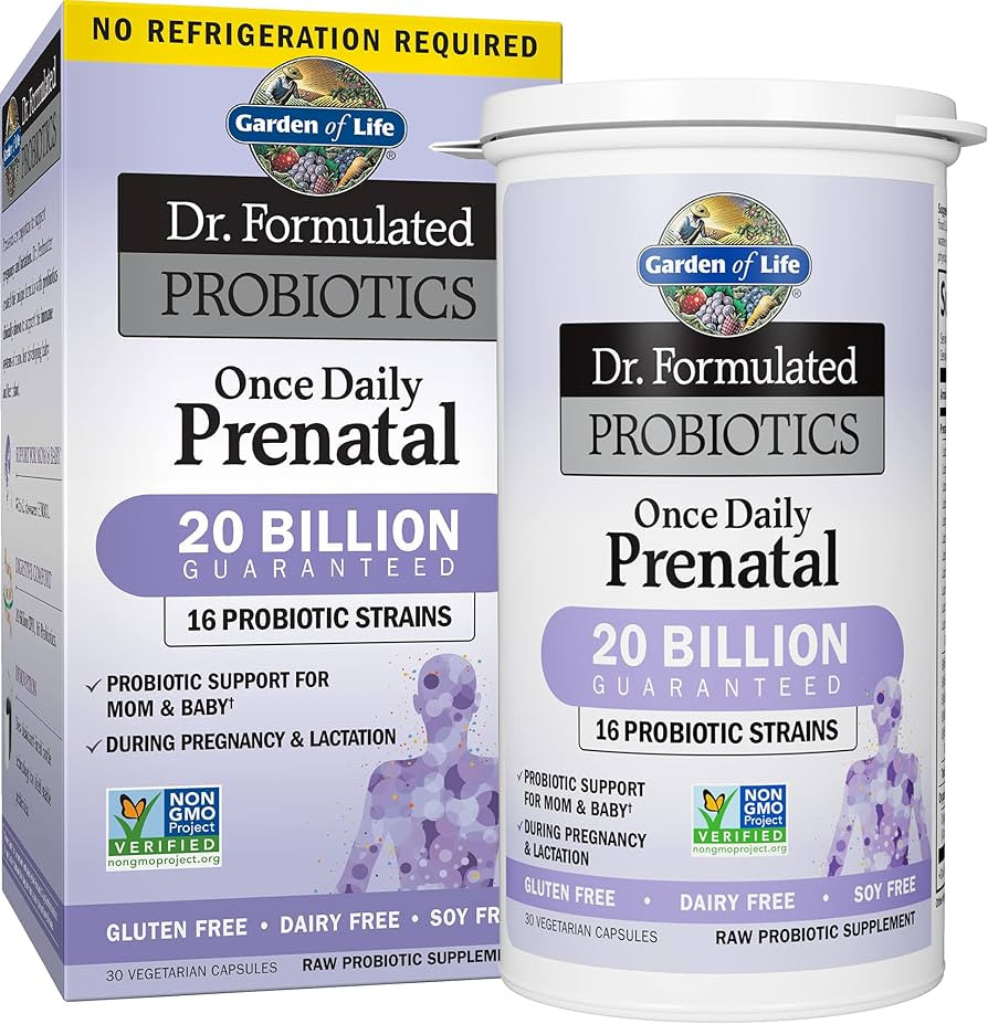 Garden of Life - Dr. Formulated Probiotics Once Daily Prenatal - Acidophilus and Bifidobacteria P... | Amazon (US)