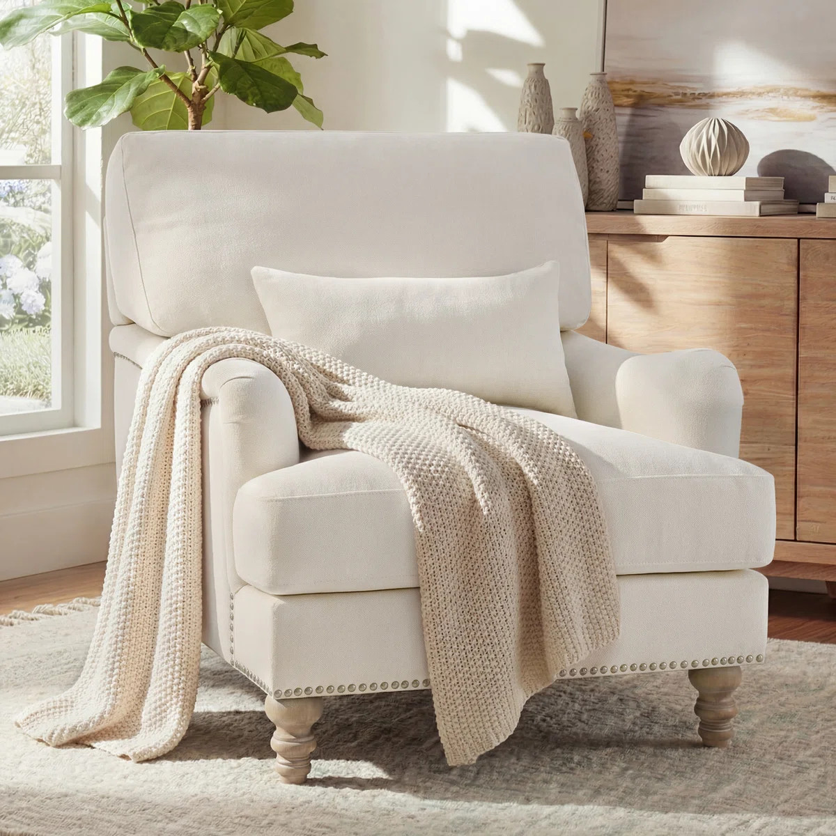 Yero Upholstered Accent Chair | Wayfair North America