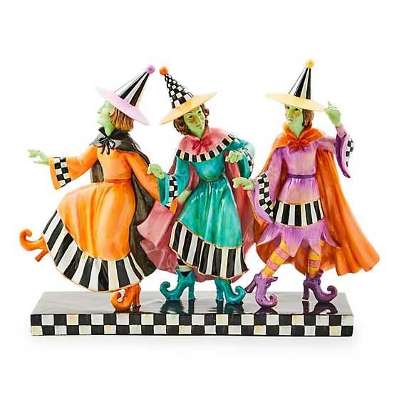 Trick or Treat Witch Trio Figurine | MacKenzie-Childs