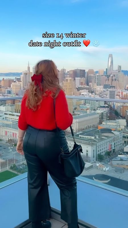 impulsively bought leather pants a few months ago and now they're my favorite thing in my closet. ❤️

Taking fashion risks sometimes pays off and YES curvy girls can rock leather pants!! 

direct link to shop: 

#curvy #size14 #midsizestyle #midsizefashion #leatherpants #datenightoutfit #over30style #sanfrancisco #californiastyle #sezanelovers #oldnavy #anthrpology #sweaterweather #curvystyle #bodyposi #plussize #plussizestyle #bodypositive #datenightoutfit 

#LTKSeasonal #LTKVideo #LTKmidsize