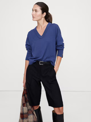 Merino V-Neck Sweater | Banana Republic (US)