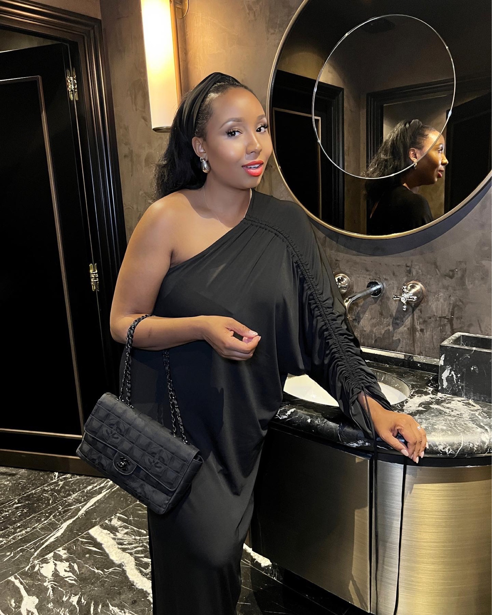 Beautiful H&M one sleeve dress. 

#LTKunder50 #LTKFind