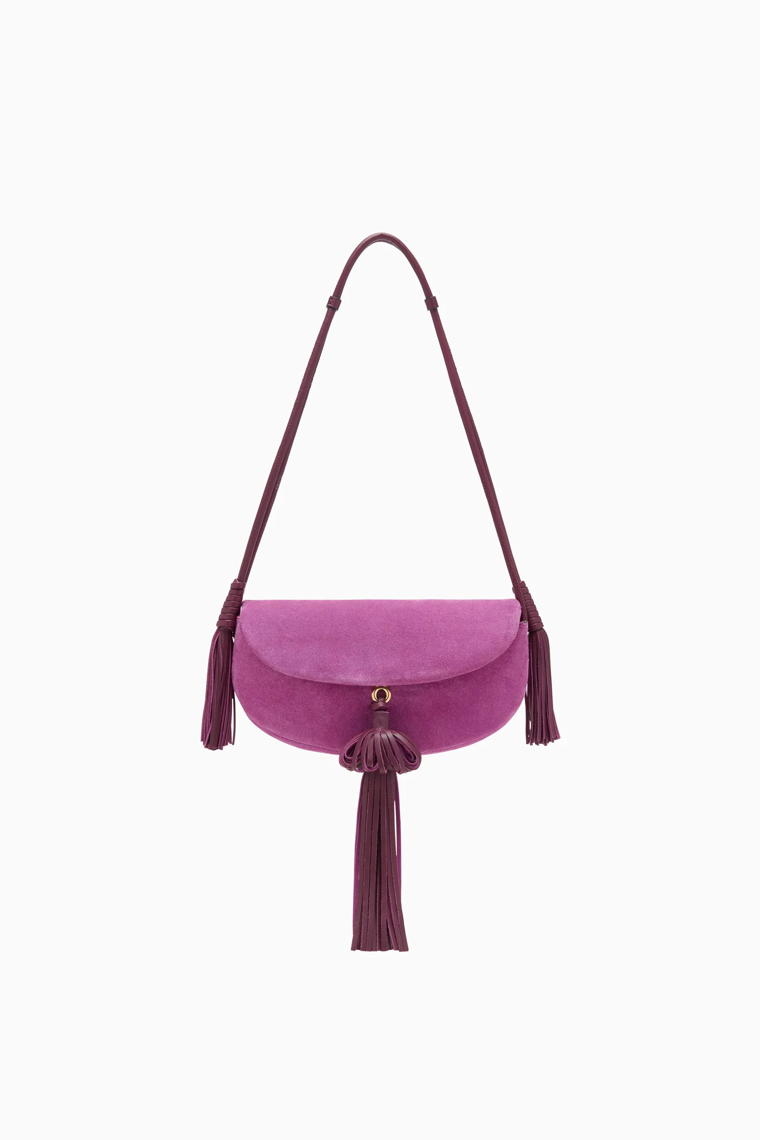 Paloma Tassel Flap Bag - Orchid | Ulla Johnson