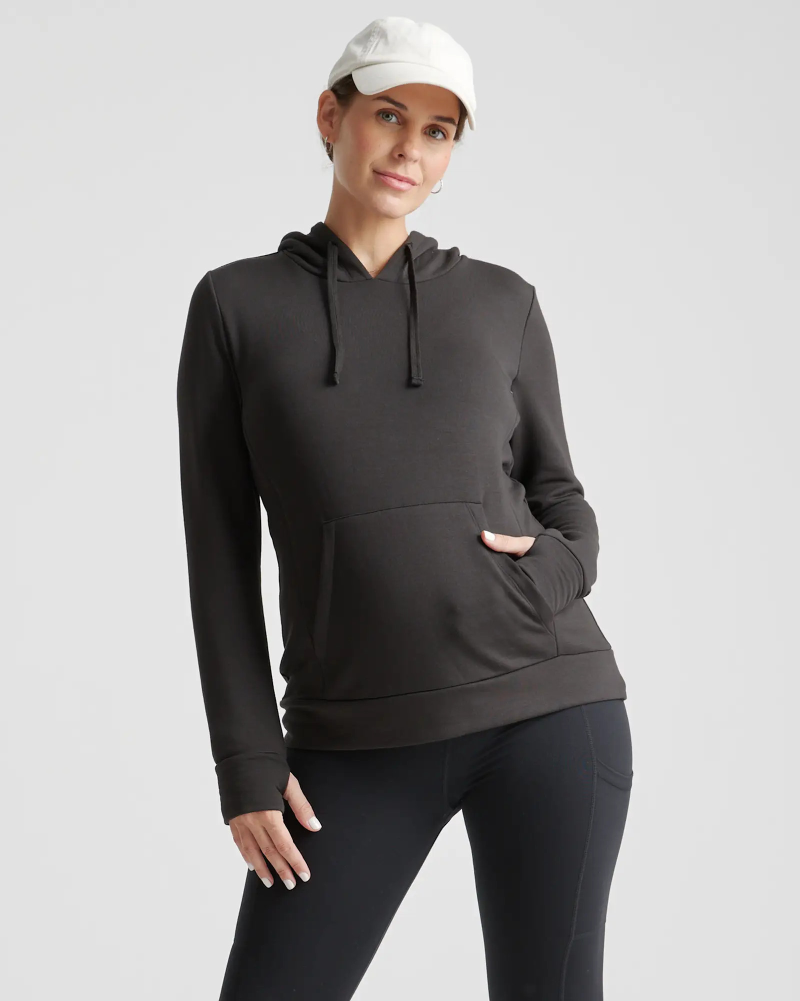 SuperSoft Fleece Maternity & Nursing Hoodie | Quince