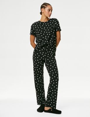 Pure Cotton Polka Dot Pyjama Set | Marks & Spencer (UK)