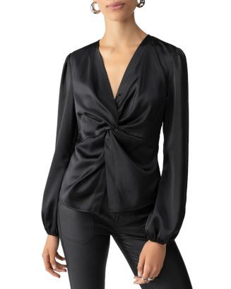 You're Mine Twist Front Blouse | Bloomingdale's (US)