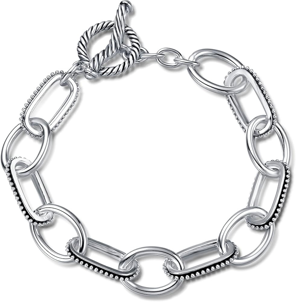 UNY JEWEL Jewelry Make a Statement With Link Chain Bracelet Designer Brand Inspired Women Valenti... | Amazon (US)