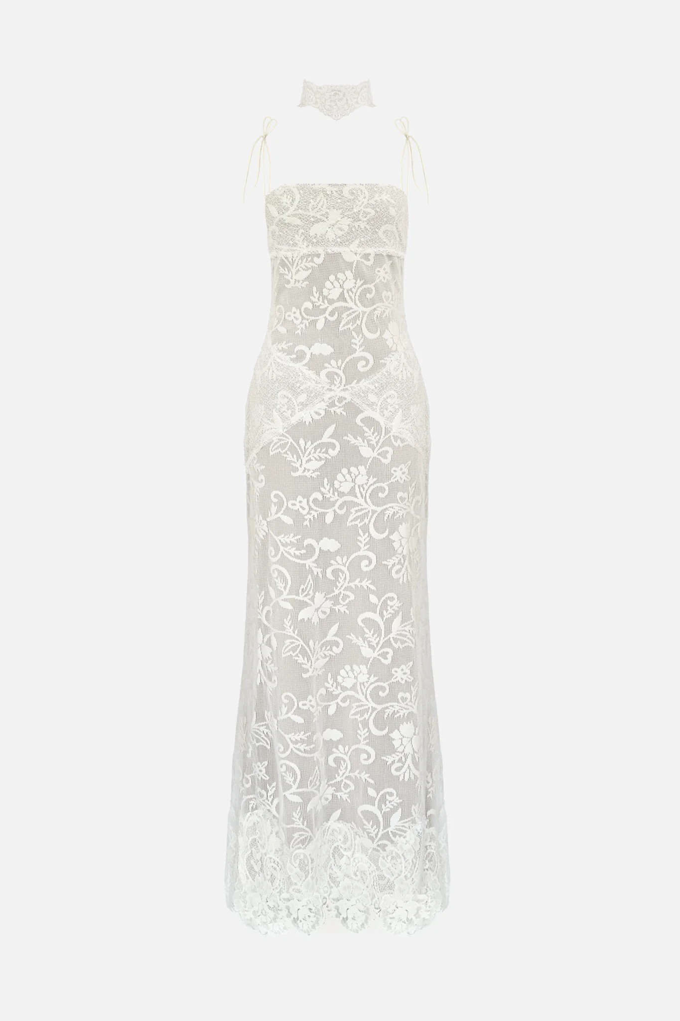 Talia Lace Dress | Yellow The Label