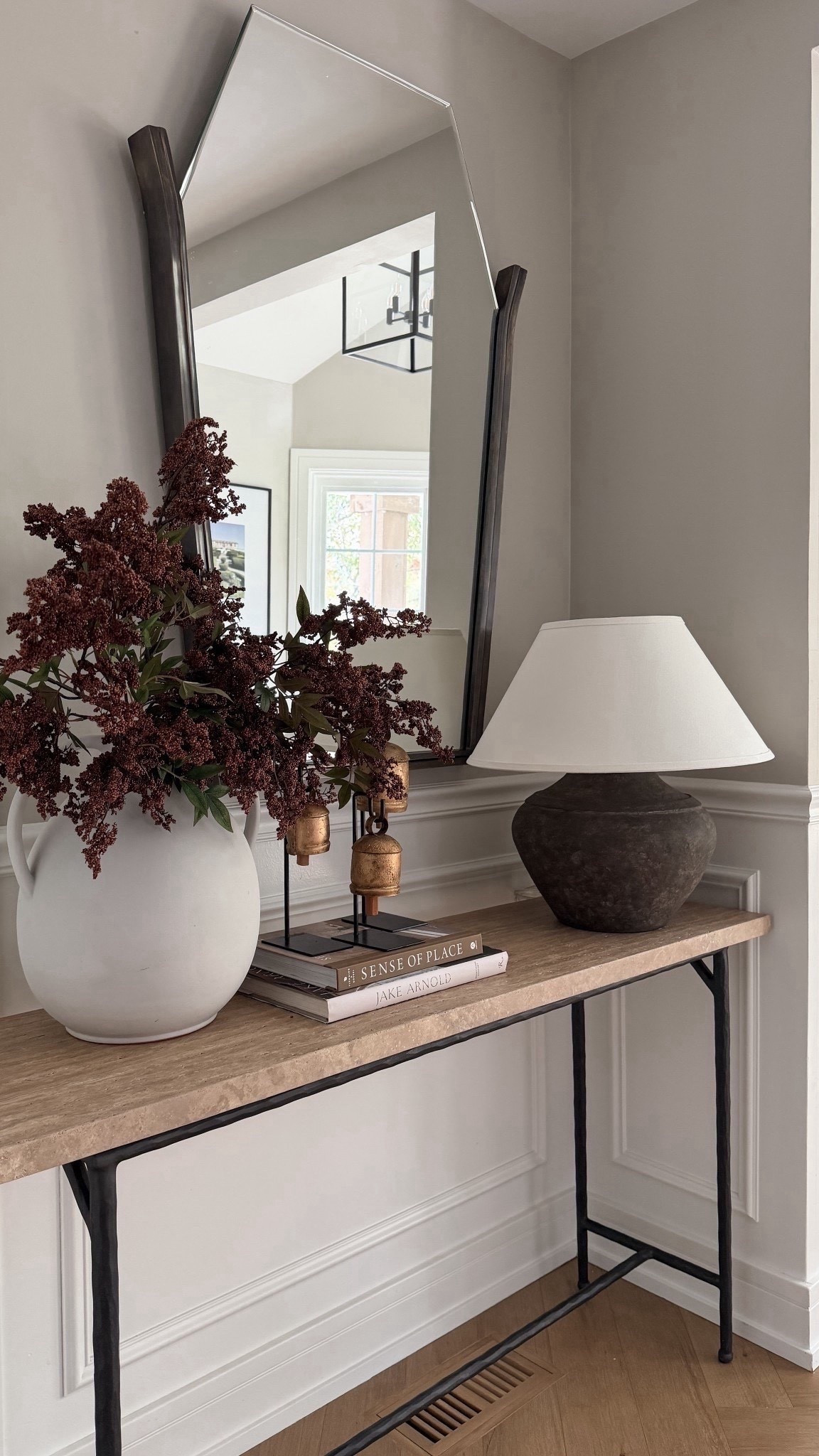 Obsessing over all these new pieces in our entryway! So many statement pieces and I just love how they all complement each other!! And this lamp is a top seller again this week—so good! 

#LTKHome #LTKStyleTip