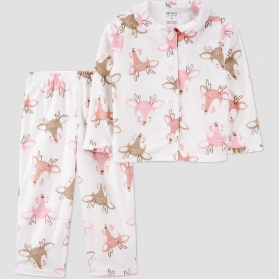 Carter's Just One You® Toddler Girls' 2pc Christmas Long Sleeve Pajama Set | Target