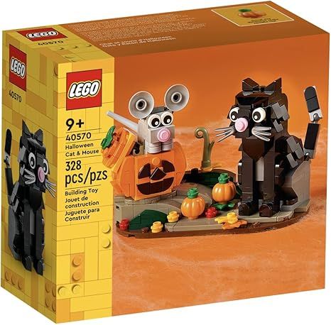 LEGO Halloween Cat & Mouse Building Set 40570 + Free Shipping | Amazon (US)
