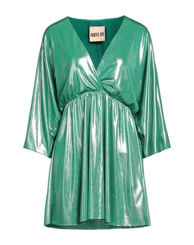 Aniye By Woman Mini dress Green Size 8 Polyester, Elastane | YOOX (US)