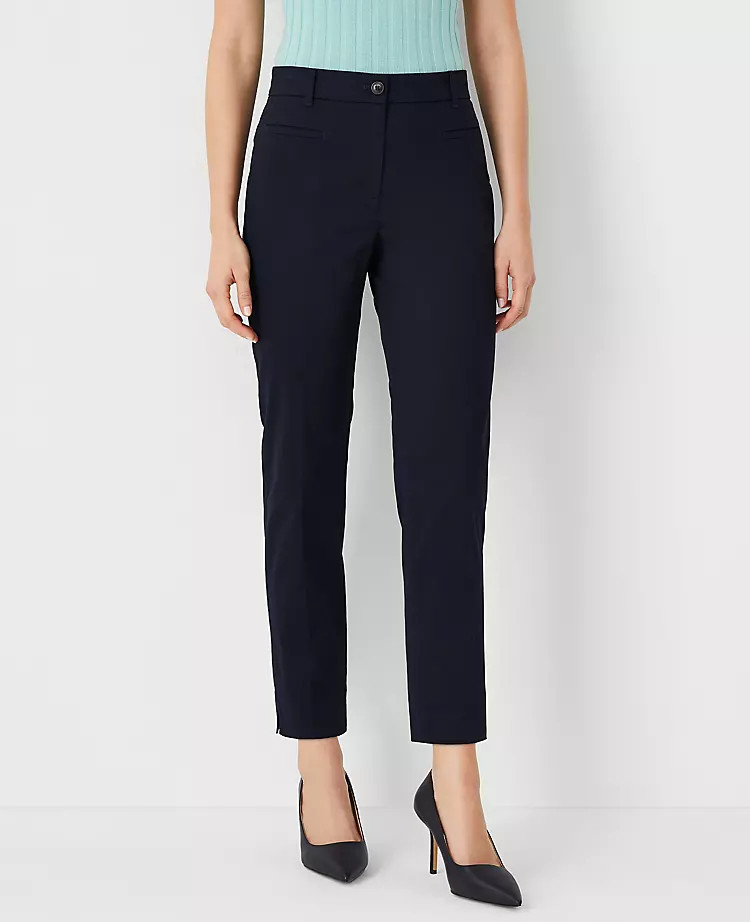 The Cotton Crop Pant - Curvy Fit | Ann Taylor