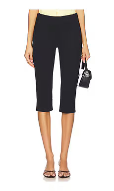 Free People Bette Super Slim Capri in Black from Revolve.com | Revolve Clothing (Global)