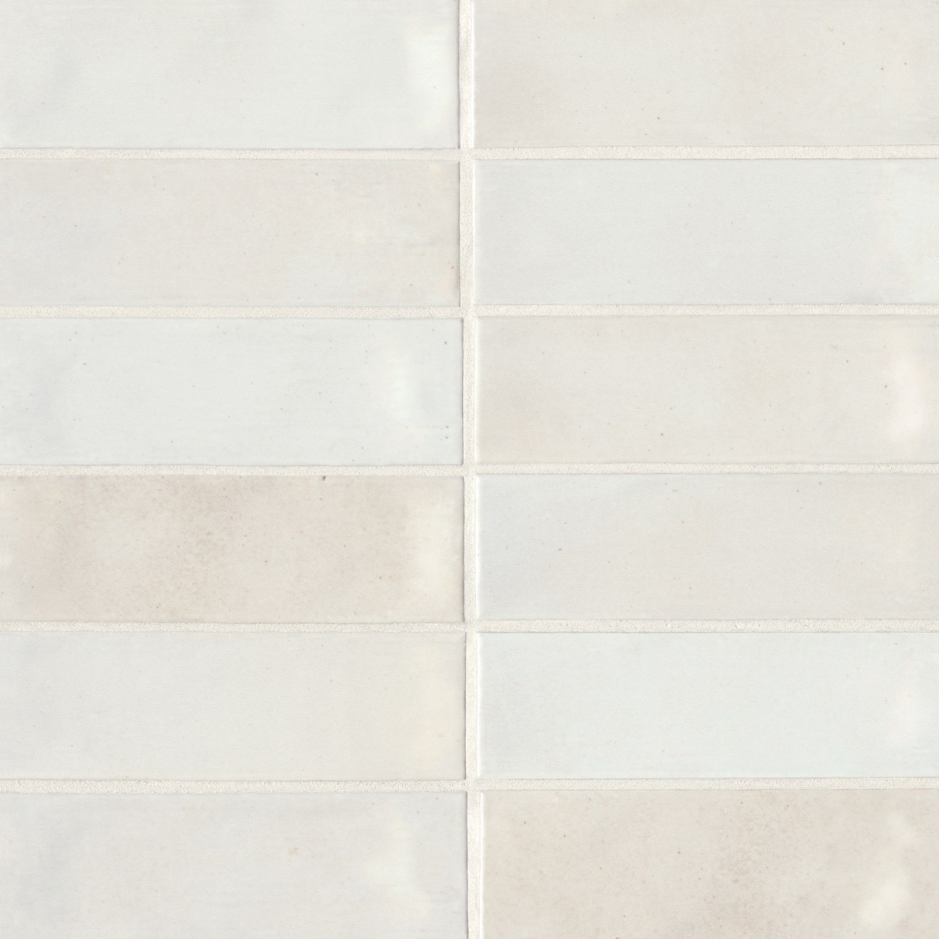 Celine 2" x 6" Glossy Porcelain Floor & Wall Tile in White | Bedrosians Tile and Stone
