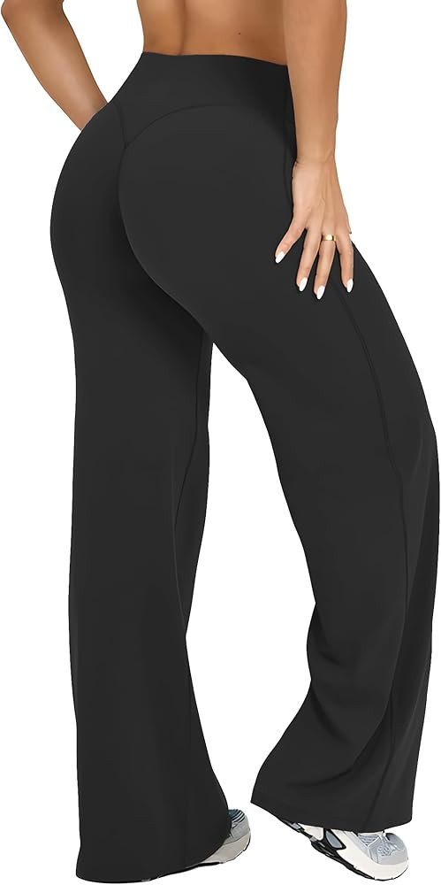 SoftMotion Straight Leg Bottoms Women Workout Leggings Fitness Gym Outdoor Sports Yoga Pants | Amazon (US)