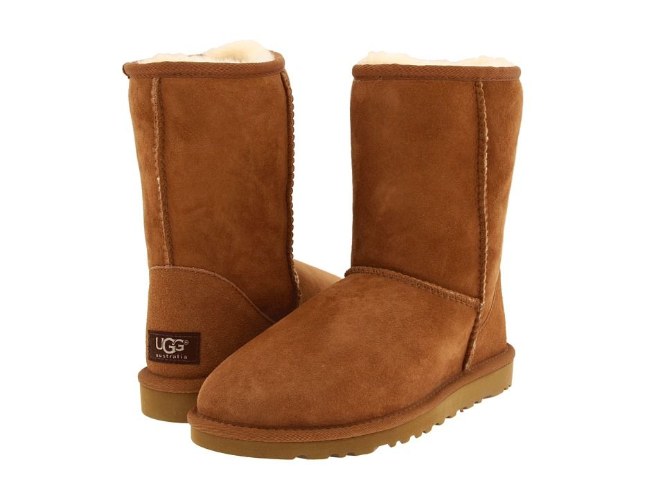 UGG - Classic Short (Chestnut) Women's Pull-on Boots | Zappos