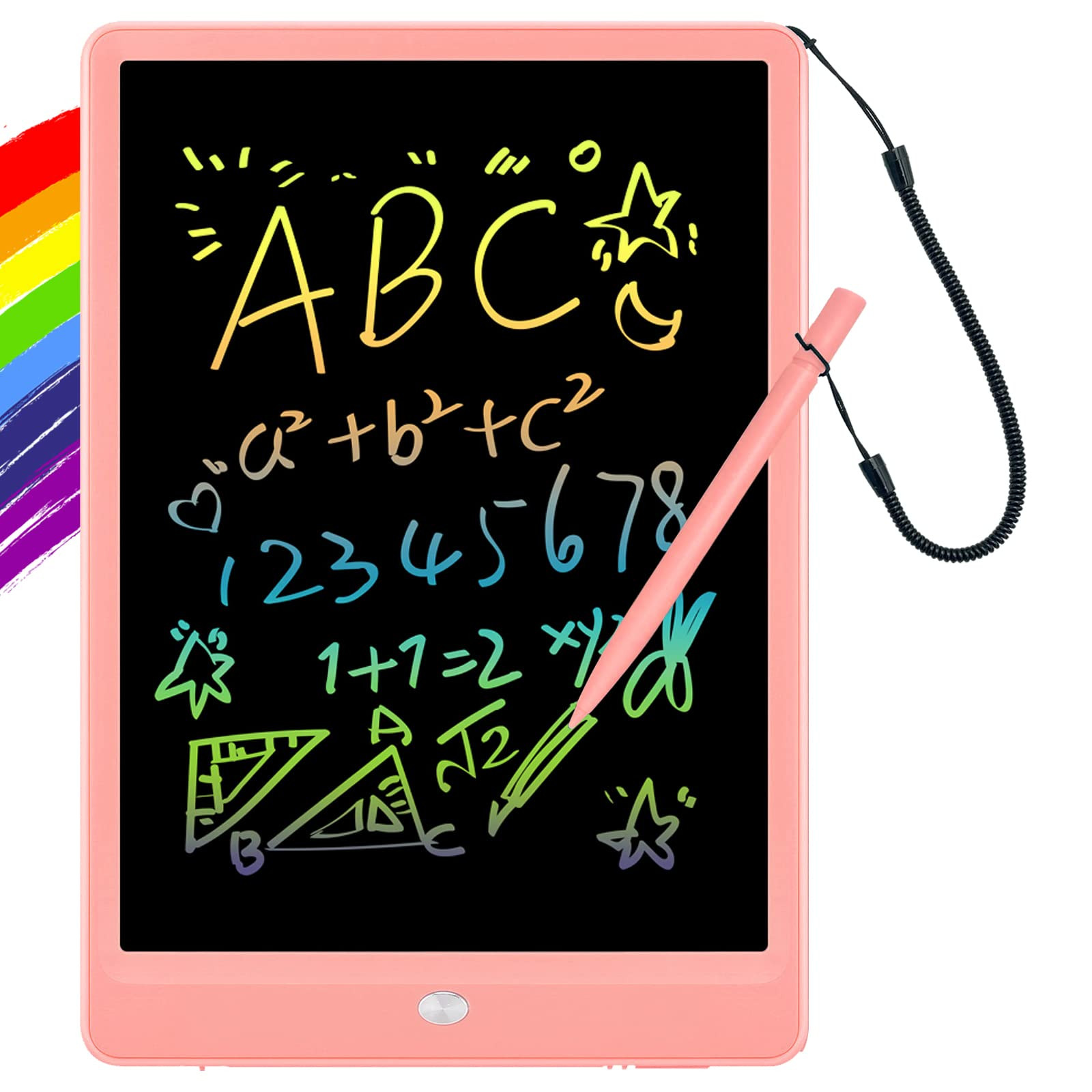 ORSEN LCD Writing Tablet 10 Inch, Colorful Doodle Board Drawing Pad for Kids, Toddler Toys for 3 4 5 6 7 8 Year Old Girls Boys Gifts (Pink) | Amazon (US)