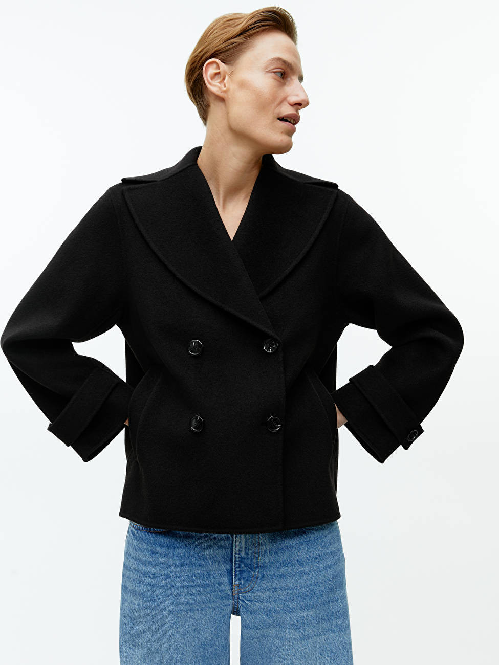 Wool Pea Coat | ARKET (US&UK)