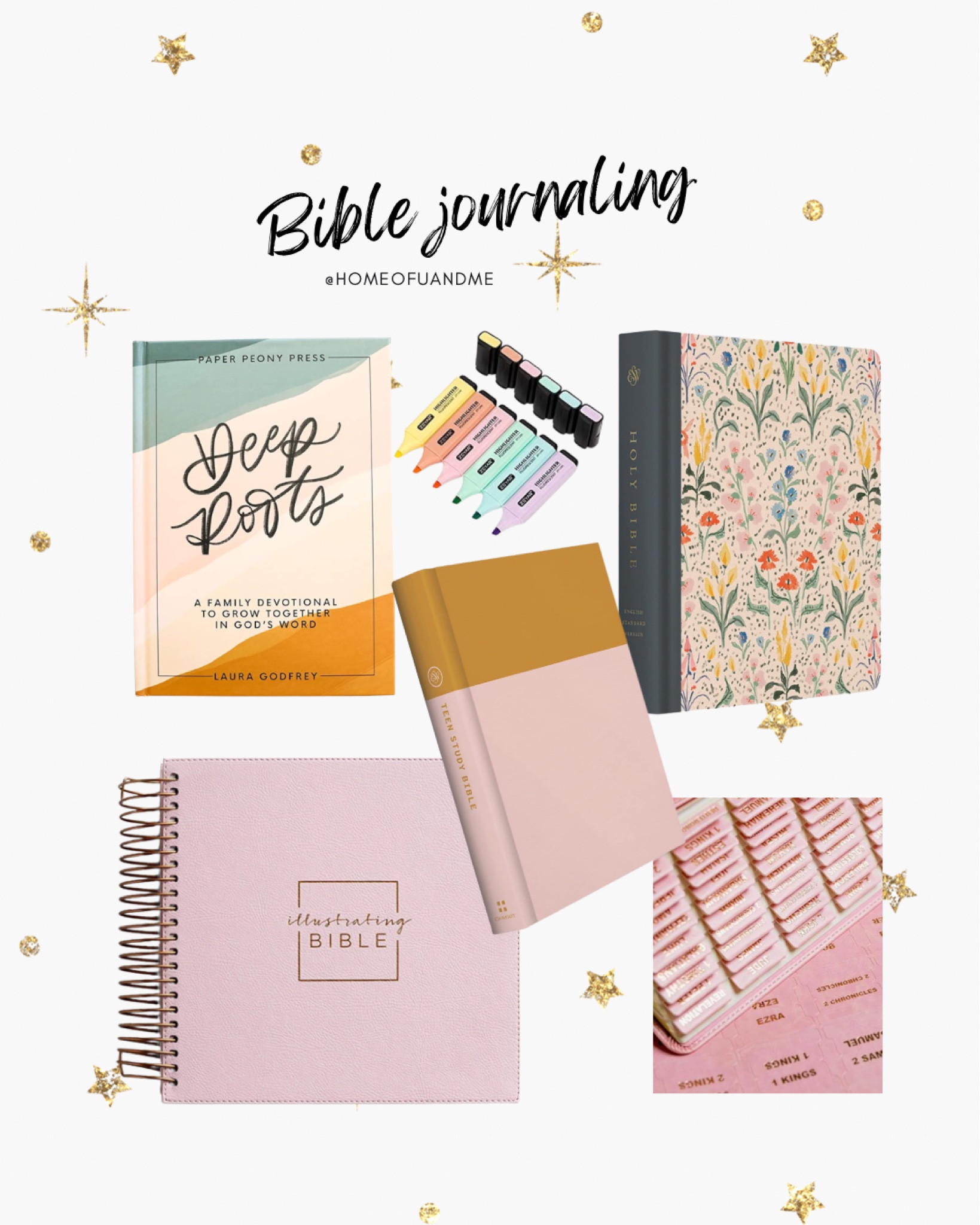 Bibles, tabs and highlighters #biblejournaling #bible #christian #teenbible #kidsbible 

#LTKfamily #LTKkids