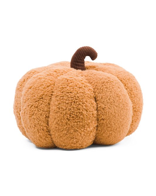 Sherpa 3d Pumpkin | TJ Maxx