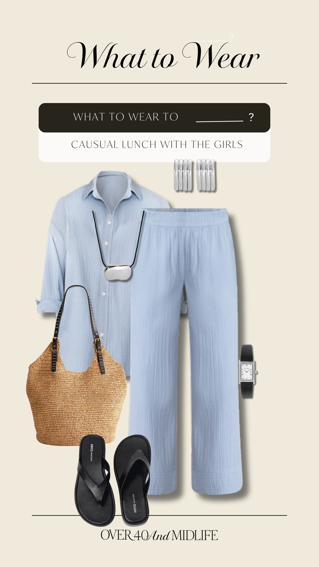  ✨Tap the bell and ❤️ for over 40 fashion, midlife style, midsize fashion and luxury looks for less. 

Wha to wear casual lunch with the girls

👑"Helping you look good, feel good!" - Lindsey Denver

Over 40 mom, over 50, midlife, midsize fashion, size 10, size 12, size 8, ootd, perimenopause, gen X, body confidence, over 45, outfit inspiration, mom outfit 

#LTKSummerEdit #LTKMidsize #LTKOver40