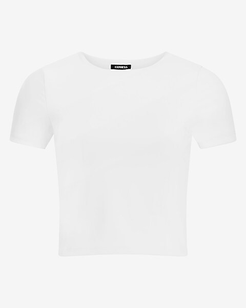 Body Contour Matte 90's Cropped Tee | Express