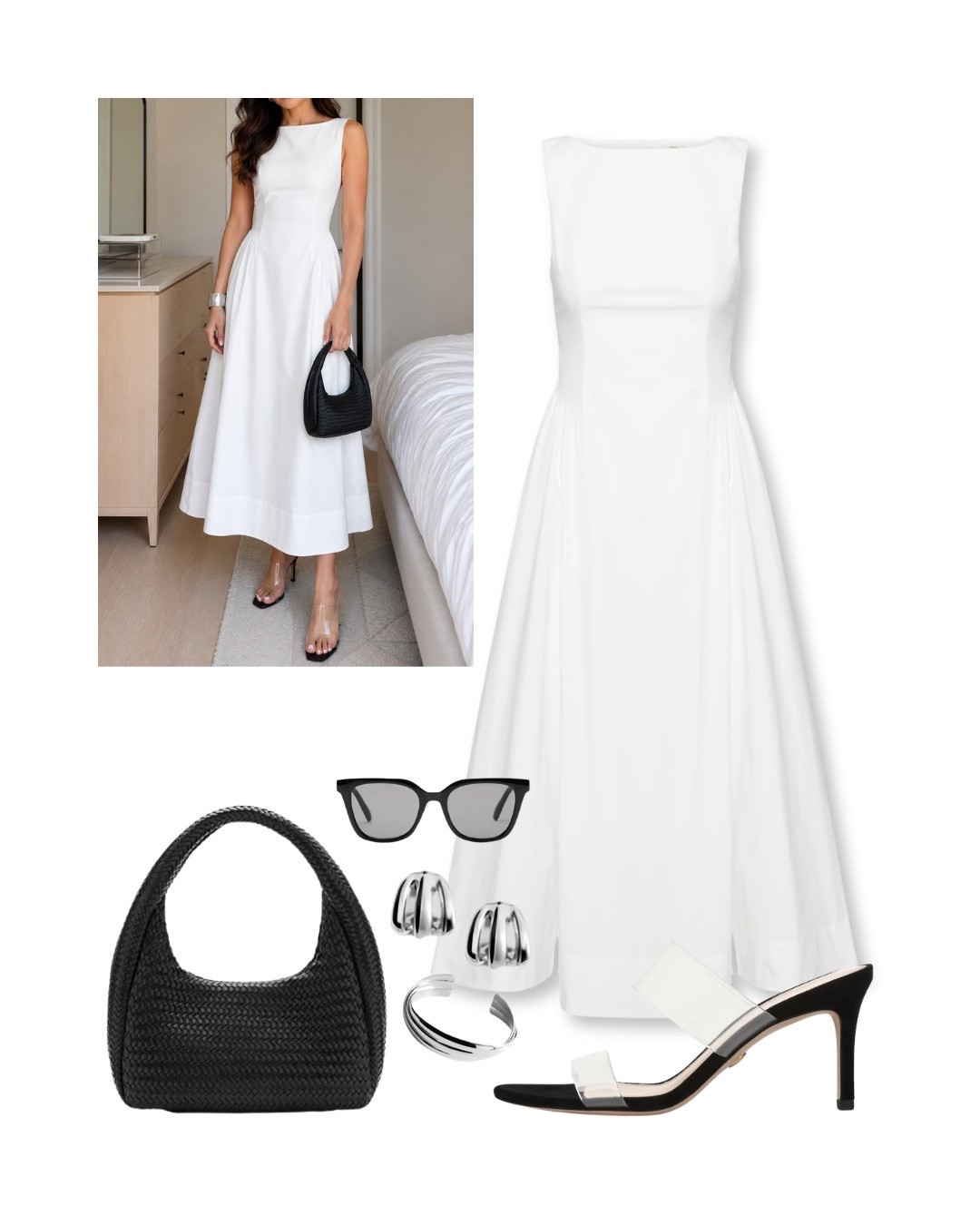 A timeless white dress with classic black accessories. 🤍🖤 Elegant, effortless, and perfect for any occasion.

white dress, midi dress, classic style, timeless outfit, elegant outfit, monochrome outfit, black accessories, summer dress, vacation outfit, dinner outfit, wedding guest outfit, minimalist style

#LTKootd #LTKOver40