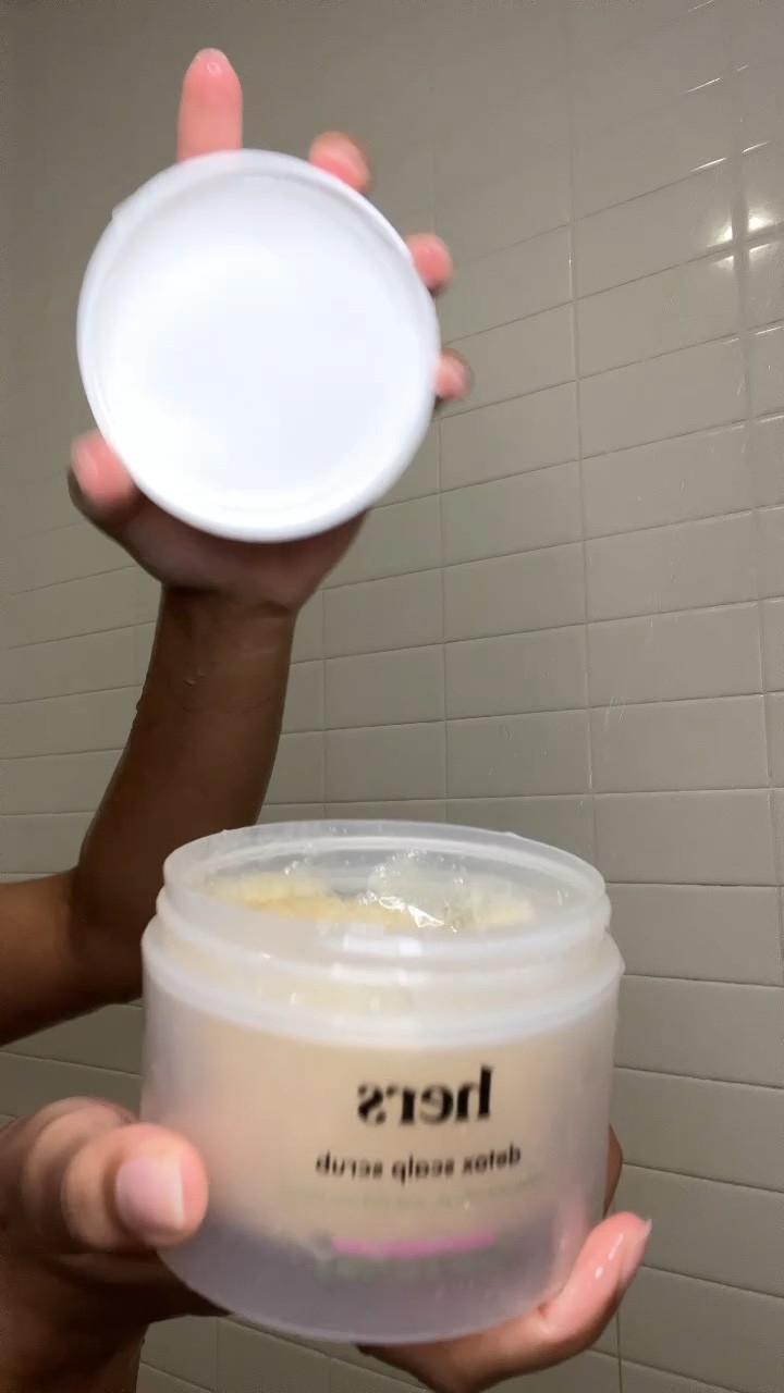 I got this scalp scrub from hers a while ago and when I first used it it wasn’t the best for the stage my hair was in at the time. A few weeks ago I noticed some build up and decided to give it another try since my hair and scalp have evolved since my last go around. 

When I say the results were completely different! I love that my hair is evolving because it gives me a chance to evolve with it. I’ve learned that in different stages of my hair journey I can try new things or even reenlist old methods. 

I’m very sick I didn’t take a before an after picture because that build up was out of there 🫡 

#LTKSeasonal #LTKfindsunder50 #LTKbeauty