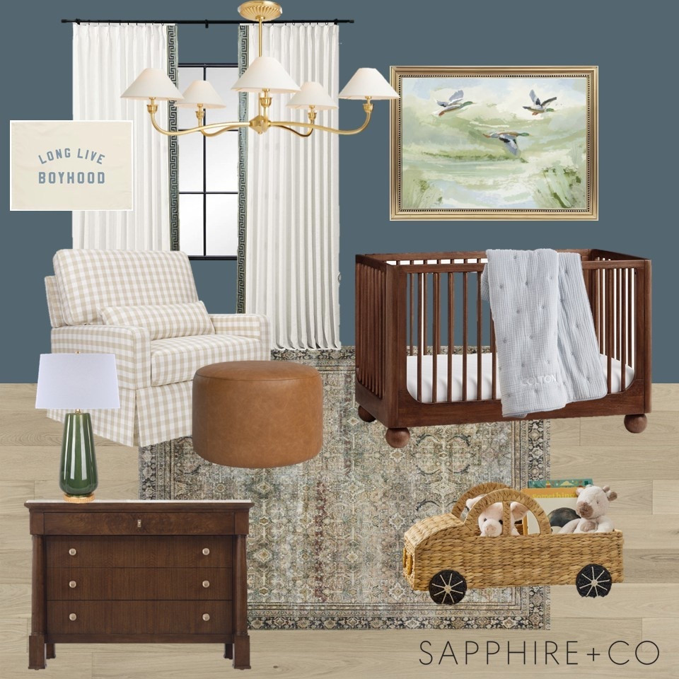 Designing a nursery that feels timeless, playful & layered 🩵

#LTKHome #LTKBaby