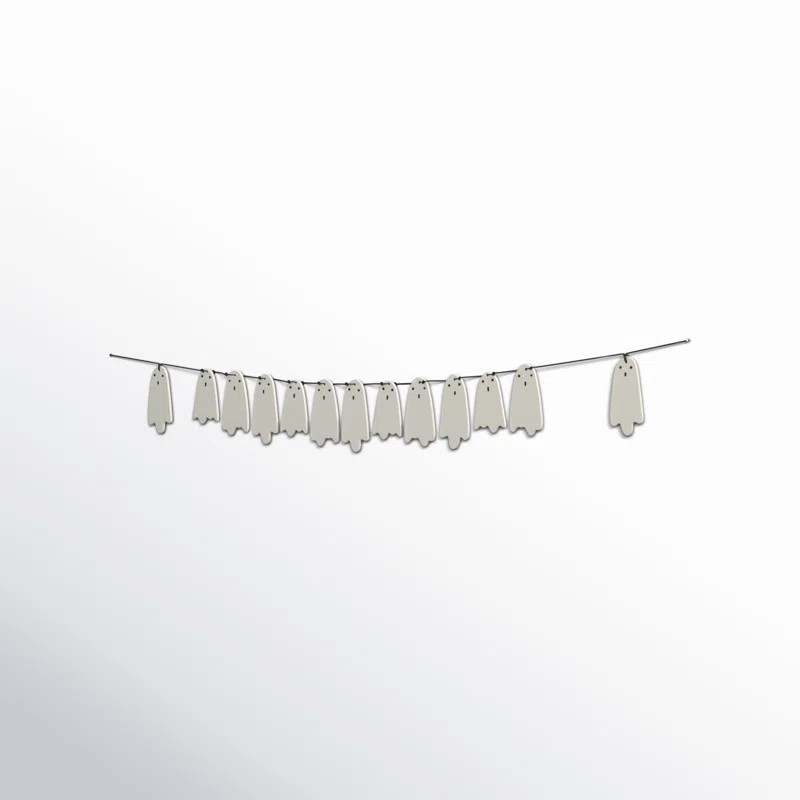White Figurine Novelty Garland | Wayfair North America