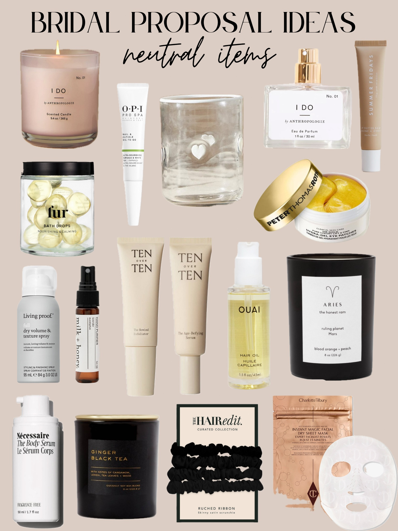 Bridal proposal box ideas — neutral aesthetic 

#LTKwedding #LTKGiftGuide #LTKbeauty