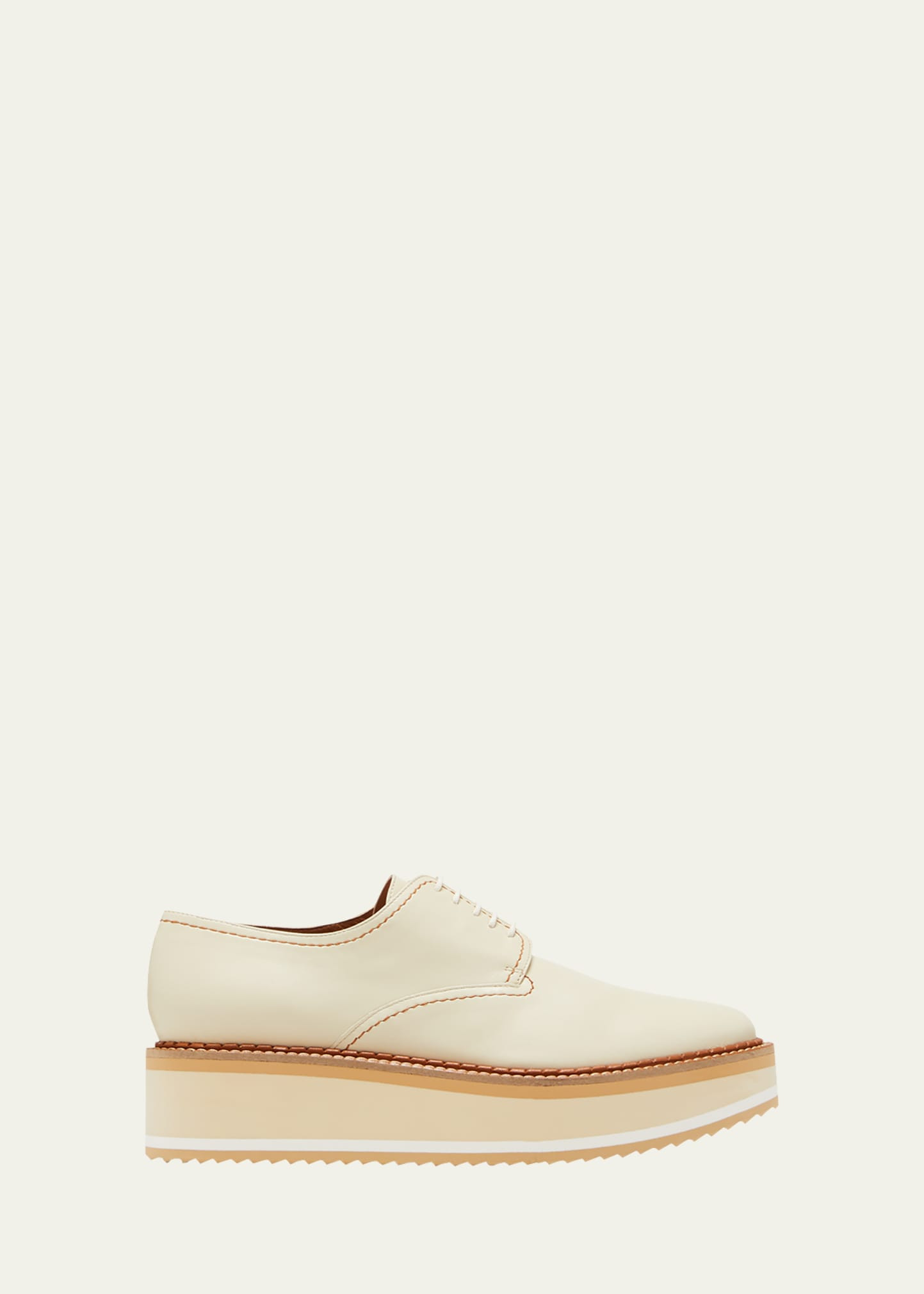 Clergerie Paris Brooks Leather Flatform Derby Loafers | Bergdorf Goodman
