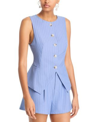 Pinstriped Vest - Exclusive | Bloomingdale's (US)