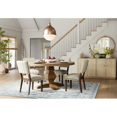 Fyllen Stripe Upholstered Dining Chair | Wayfair North America