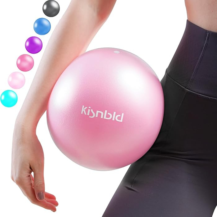 Small Exercise Ball, 9 Inch Mini Pilates Ball, Anti Burst and Slip Resistant Mini Yoga Ball for S... | Amazon (US)