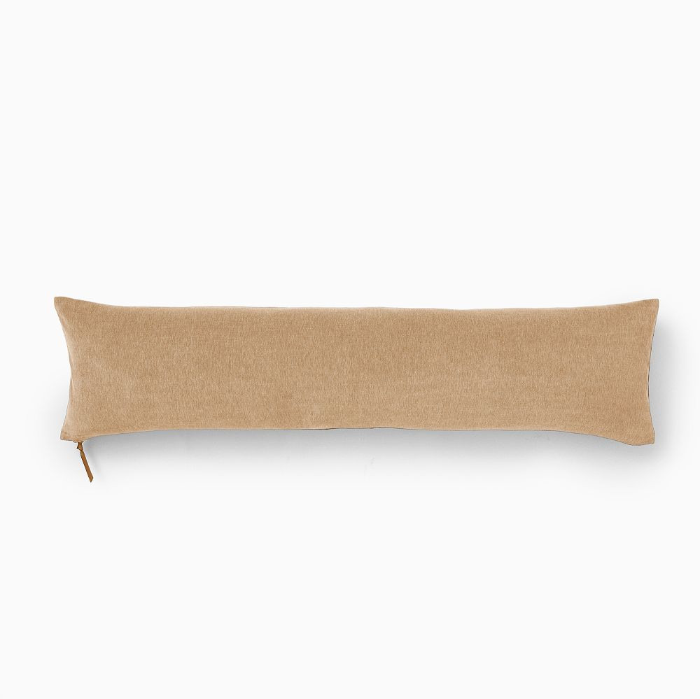 Classic Cotton Velvet Oversized Lumbar Pillow Cover | West Elm (US)