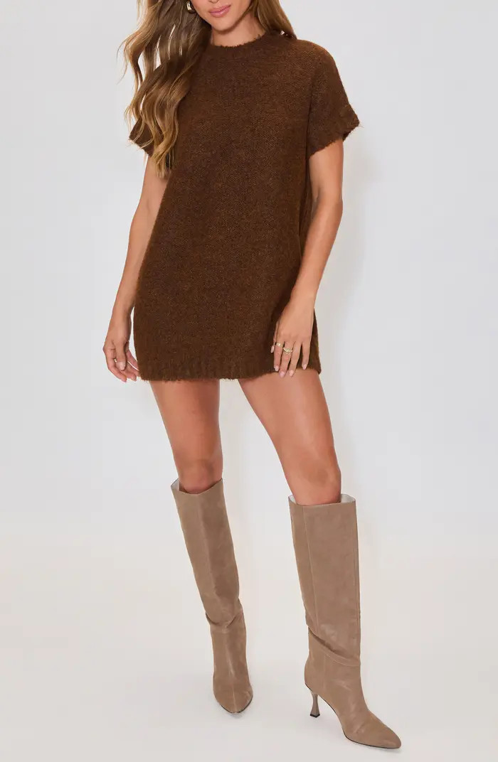 Hot Coco Sweater Minidress | Nordstrom