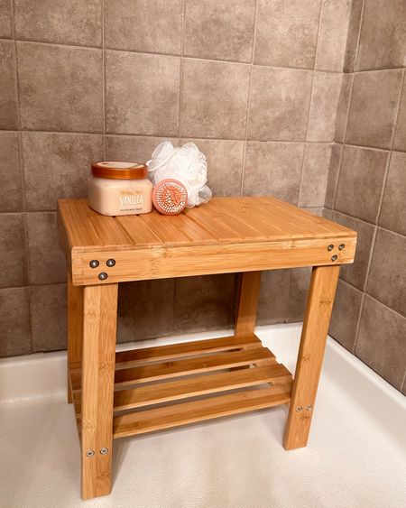 Bamboo Shower stool 💕 #amazonbath #homedecor #bathroomdecor

#LTKbeauty #LTKfamily #LTKhome